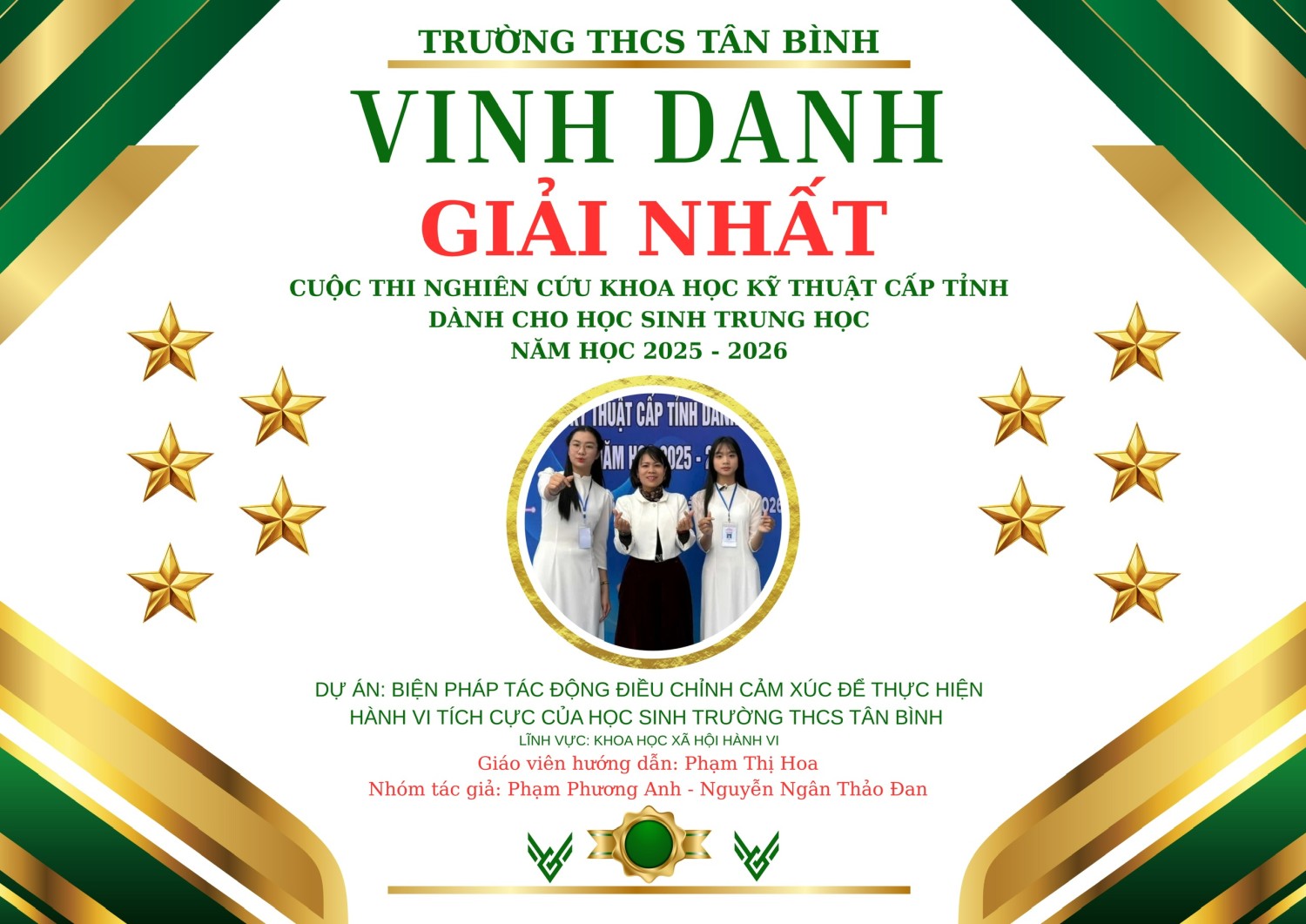 KHI ĐAM MÊ NGHIÊN CỨU THẮP SÁNG THÀNH CÔNG